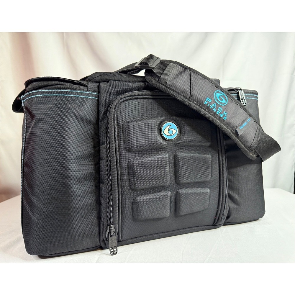 Six Pack Fitness Innovator Meal Management Bag 3 Containers/Organizer/Ice Packs